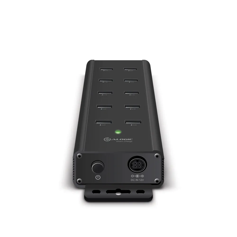 10 Port USB Charger with Smart Charge - Prime Series