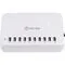 10 Port USB Desktop Charger 24A/120W White