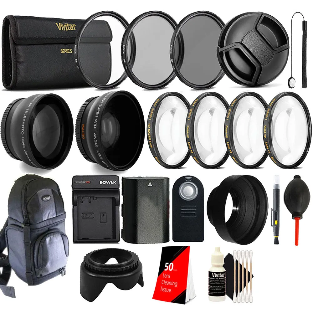 16 Piece Ultimate Accessory Kit for Canon DSLR Cameras