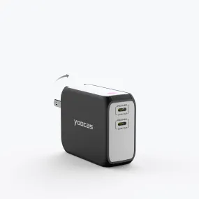 2-in-1 5000mAh Power Bank-45W Portable Charger yoocas