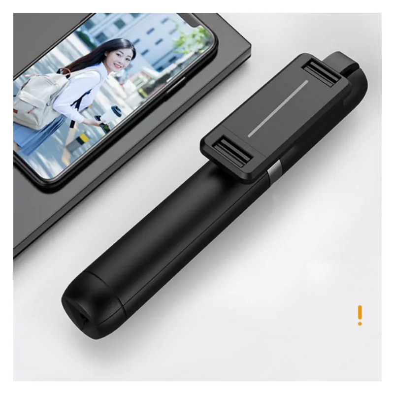 2-In-1 Bluetooth Selfie Stick With Double Fill Ring Light