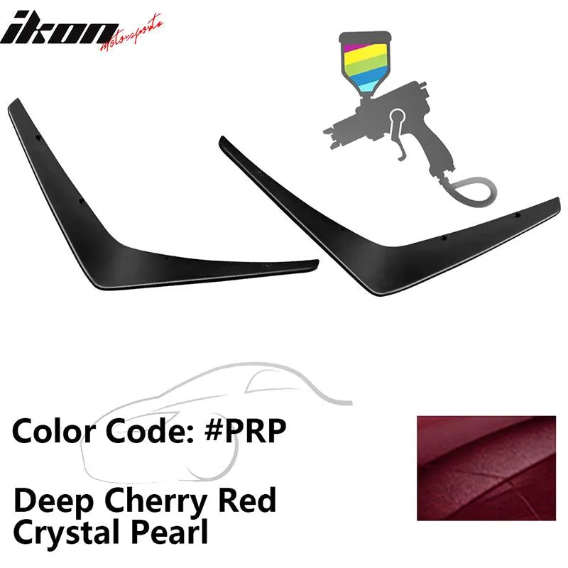 2015-2023 Dodge Charger SRT 2PC Painted Front Bumper Canard PP