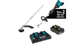 2021 Makita 36V (18V X2) LXT® Brushless Couple Shaft Power Head Kit with String Trimmer Attachment (5.0Ah) (XUX0