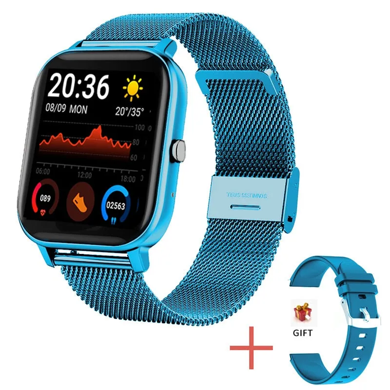 2022 New Smart Watch Women Men Full Touch Dial Call Fitness Tracker IP67 Waterproof Bluetooth Answer Call Smartwatch Woman Box