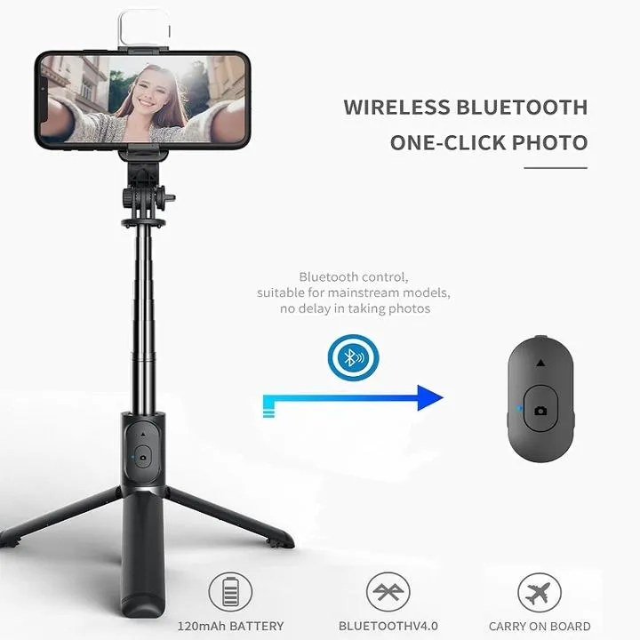 3 In 1 Foldable Better Selfie Tripod