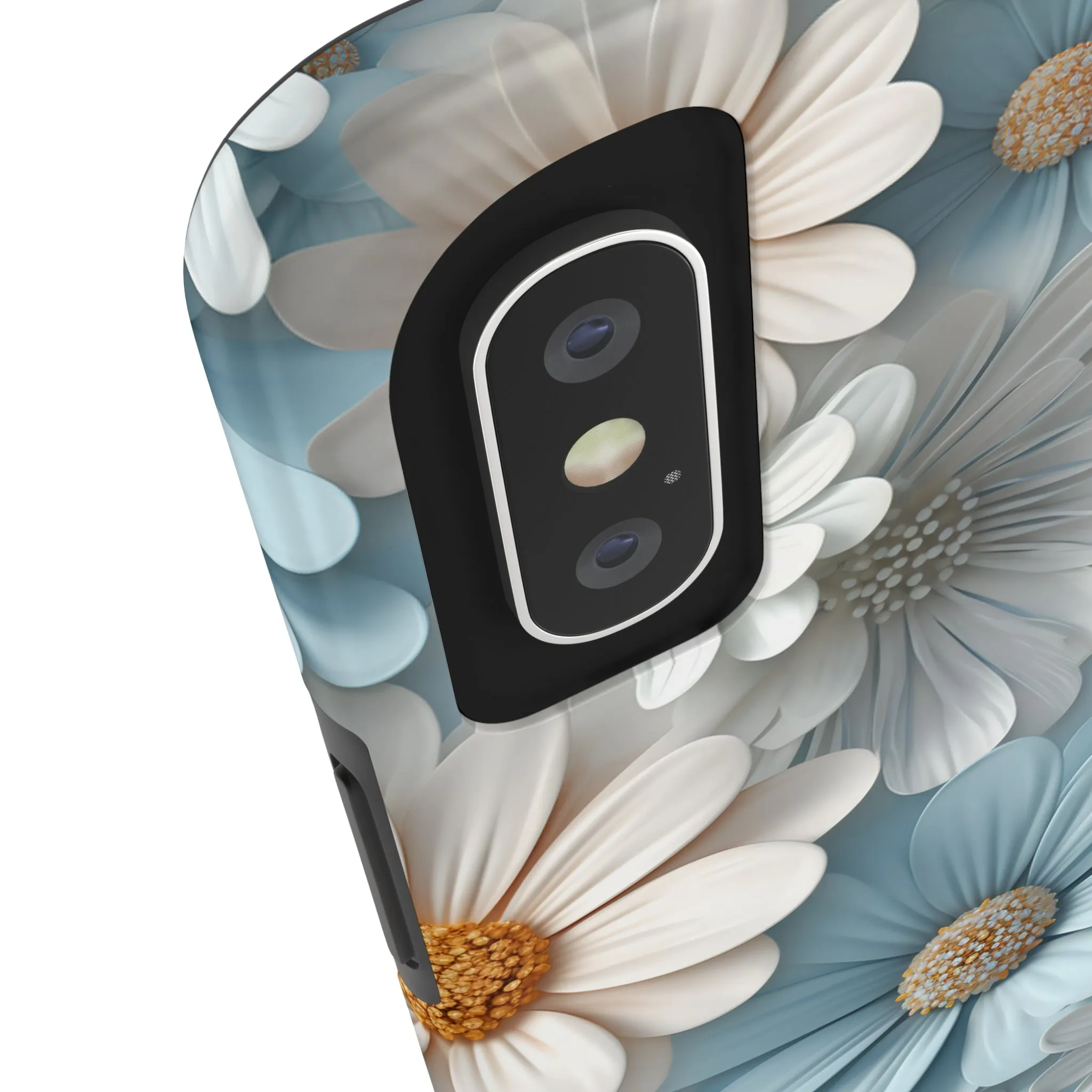 3D Daisy Digital print Design Tough Phone Case compatible with a large variety of iPhone models, Gift, Phone Case