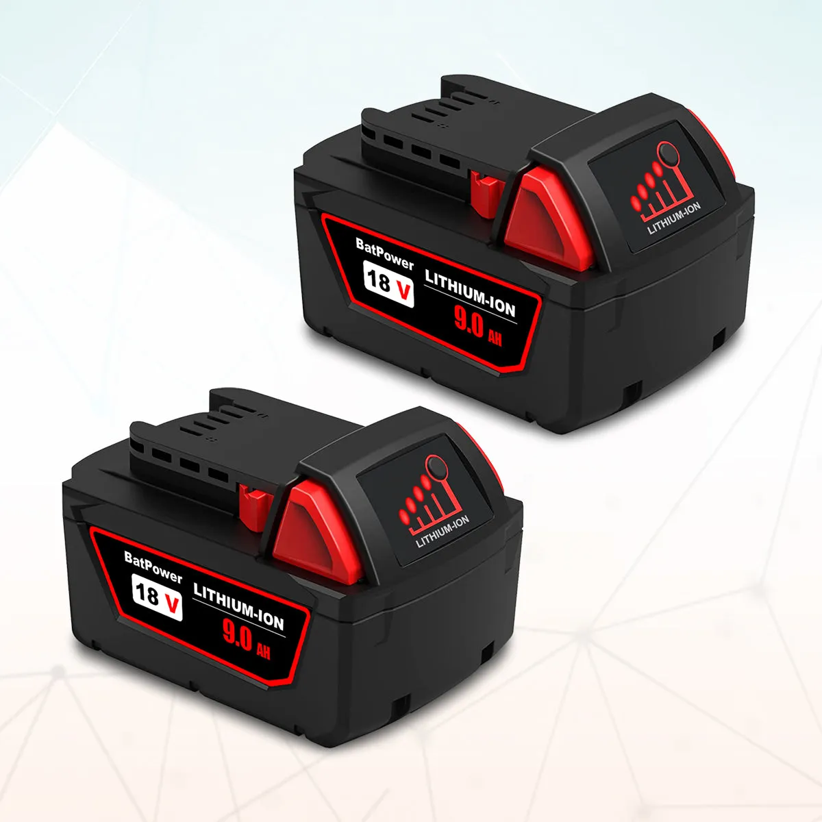 48-11-1890 18V 9.0AH Lithium XC9.0 High Output Battery for Milwaukee 18V Battery 9Ah M18 48-11-1890