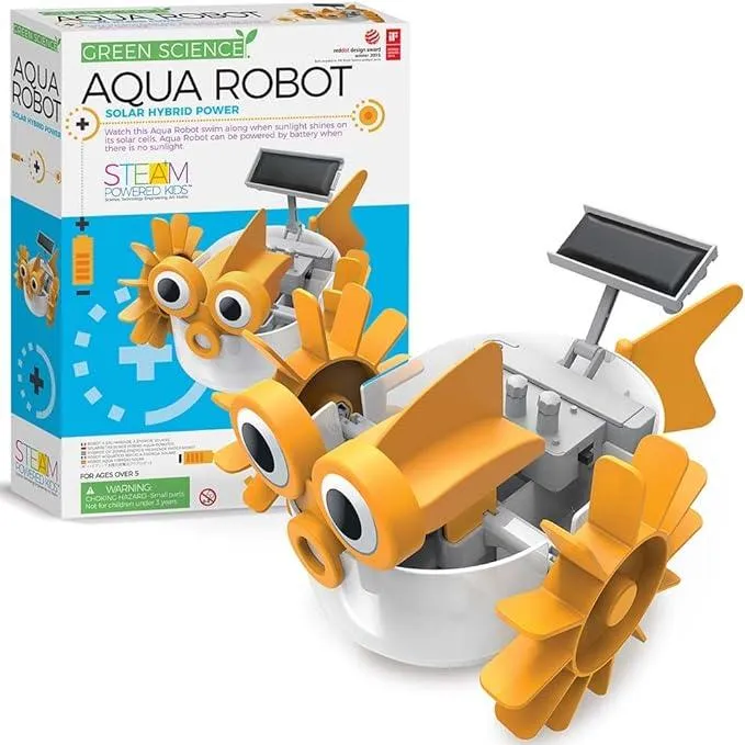 4M - GREEN SCIENCE - AQUA ROBOT SOLAR HYBIRD POWER