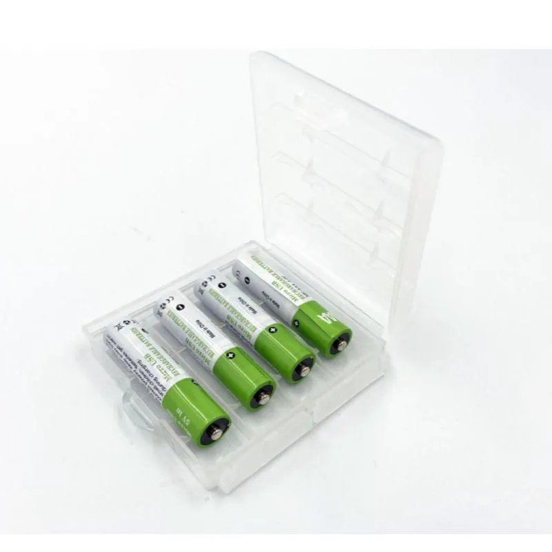 4X AAA NIMH BATTERIES W/ USB RECHARGE CABLE