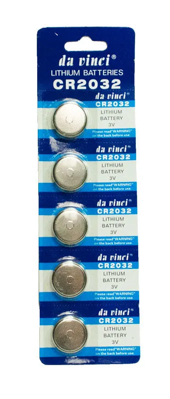 5 PC CR2032 Lithium Cell Batteries