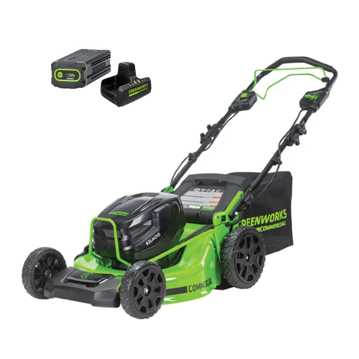 82V 21" Brushless Push Mower with (1) 5Ah Battery and Dual Port Charger