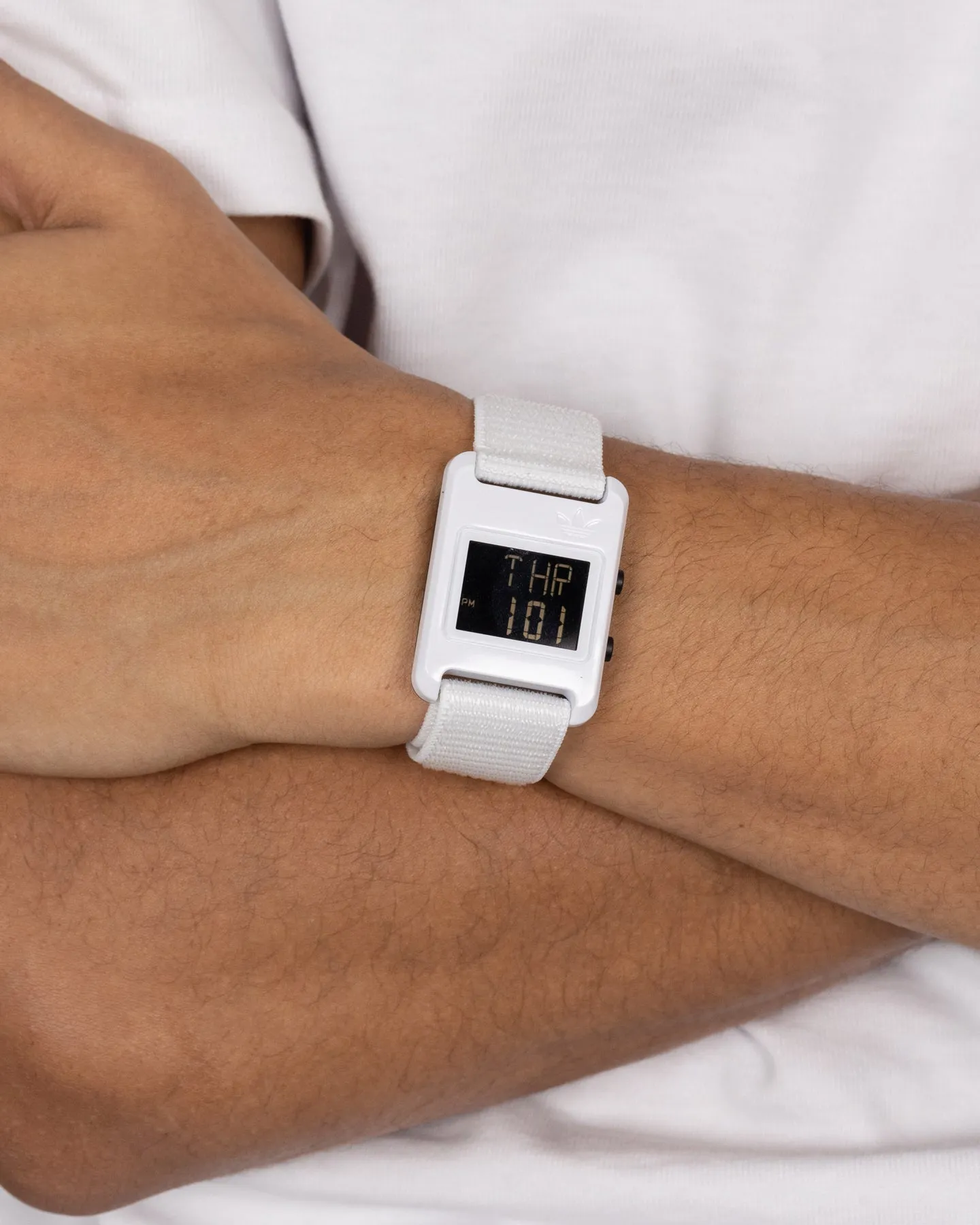 Adidas Retro Pop Digital Watch White