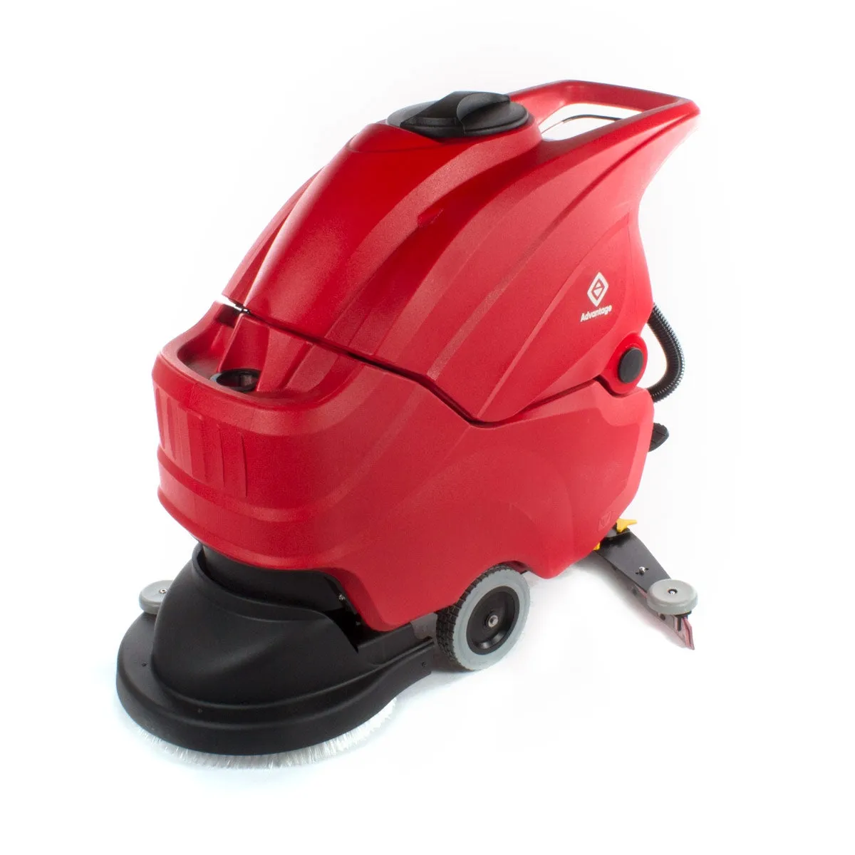 Advantage 20" Automatic Walk Behind Floor Scrubber (Battery Powered) w/ Scrub Brush - 15 Gallons