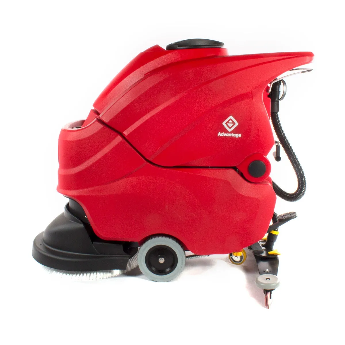 Advantage 20" Automatic Walk Behind Floor Scrubber (Battery Powered) w/ Scrub Brush - 15 Gallons