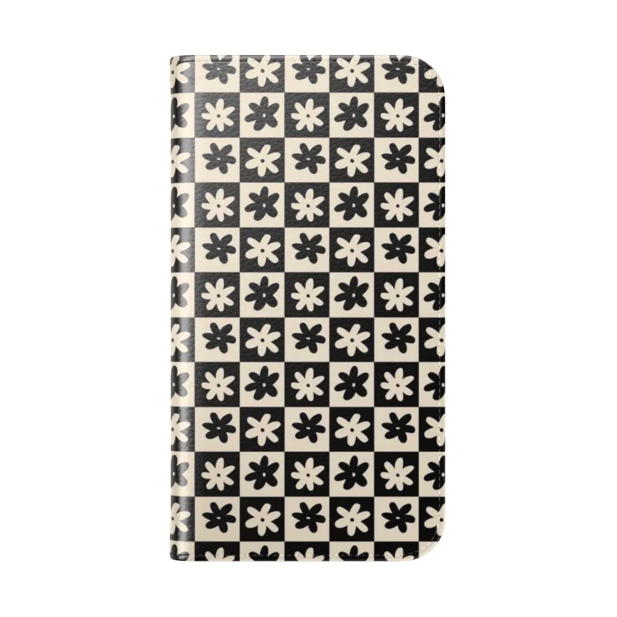 Aesthetic Y2K Floral Phone Case - Minimalist Black Cover