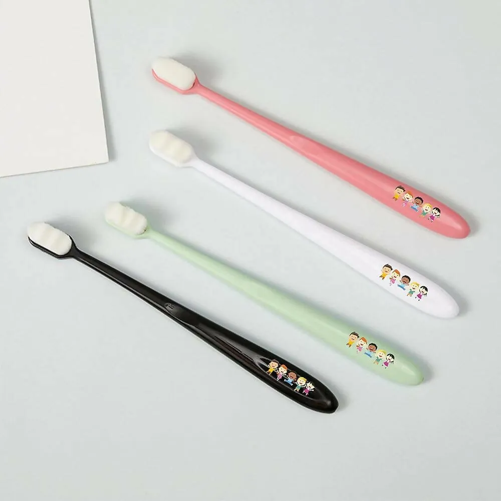 AHC Baby Ultra Soft Toothbrush With Micro Nano Bristles With Tongue Cleaner