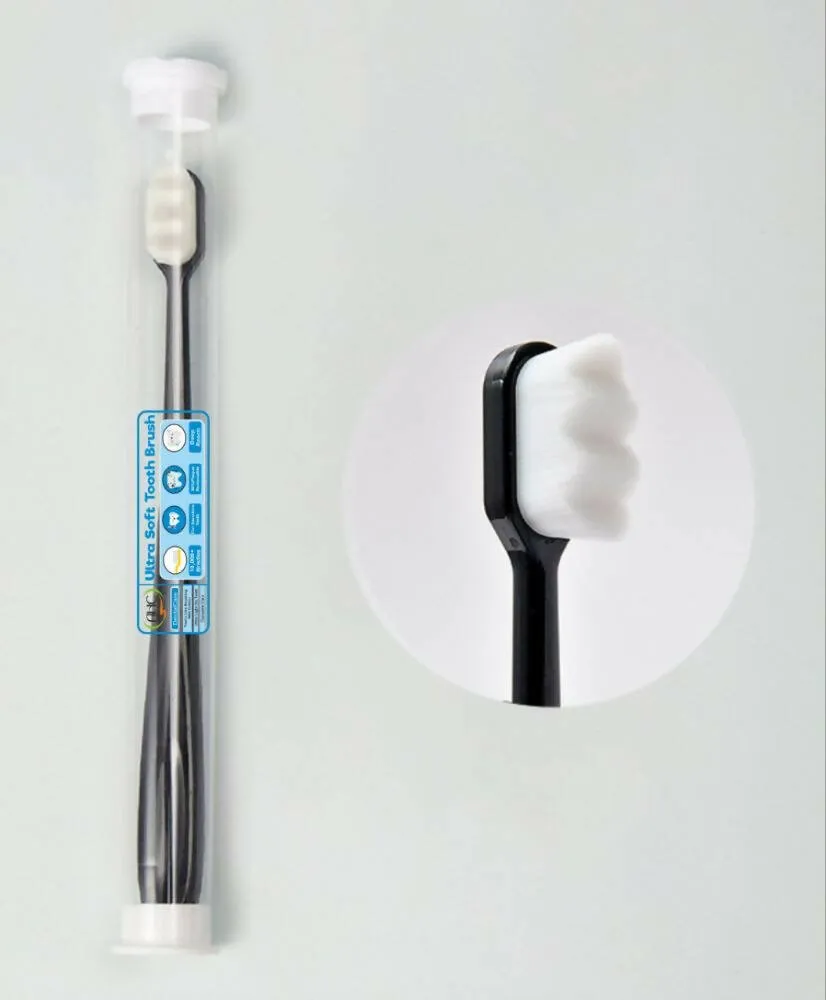 AHC Baby Ultra Soft Toothbrush With Micro Nano Bristles With Tongue Cleaner