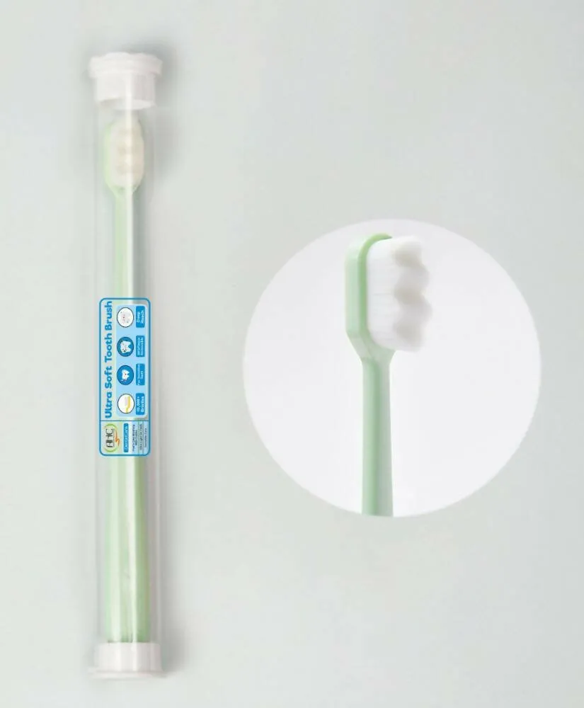 AHC Baby Ultra Soft Toothbrush With Micro Nano Bristles With Tongue Cleaner