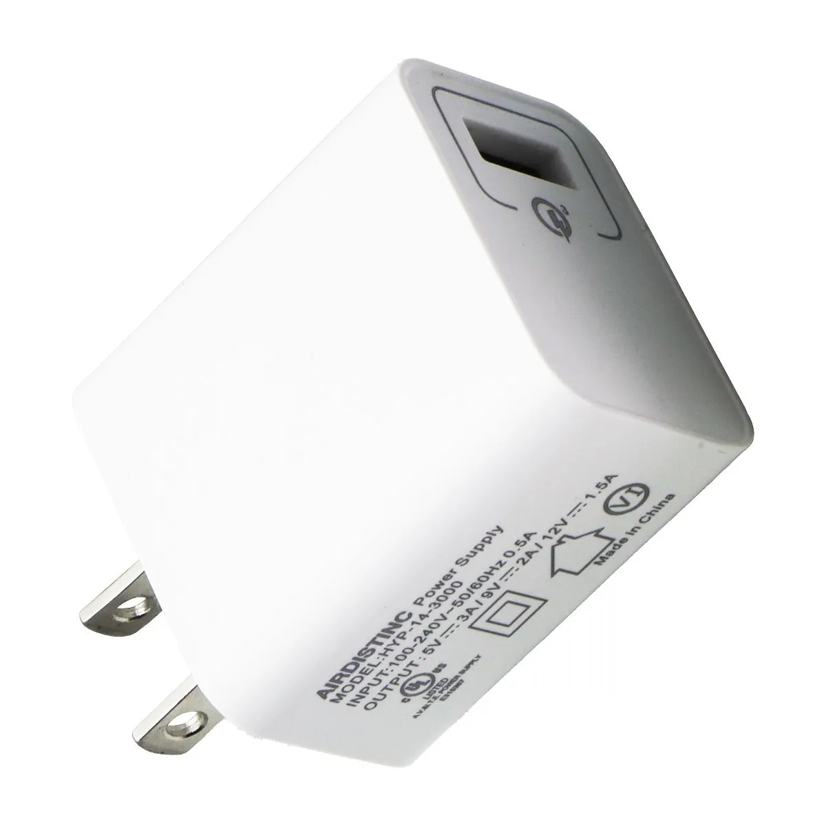 Airdistinc Hyp-14-3000 USB-A Wall Charger White