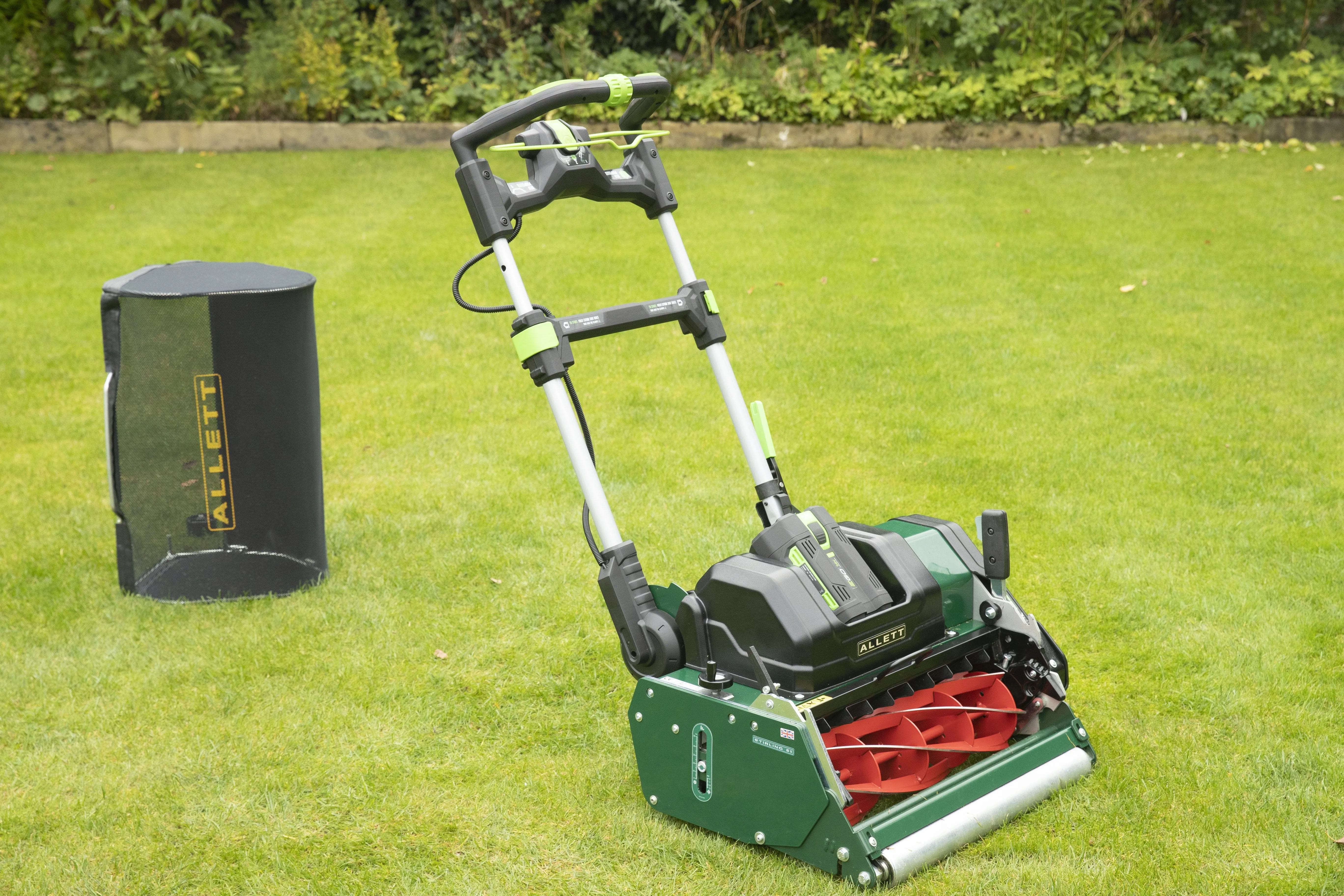 Allett Stirling 56v EGO Battery Powered Quick Change Cartridge System Reel Mower