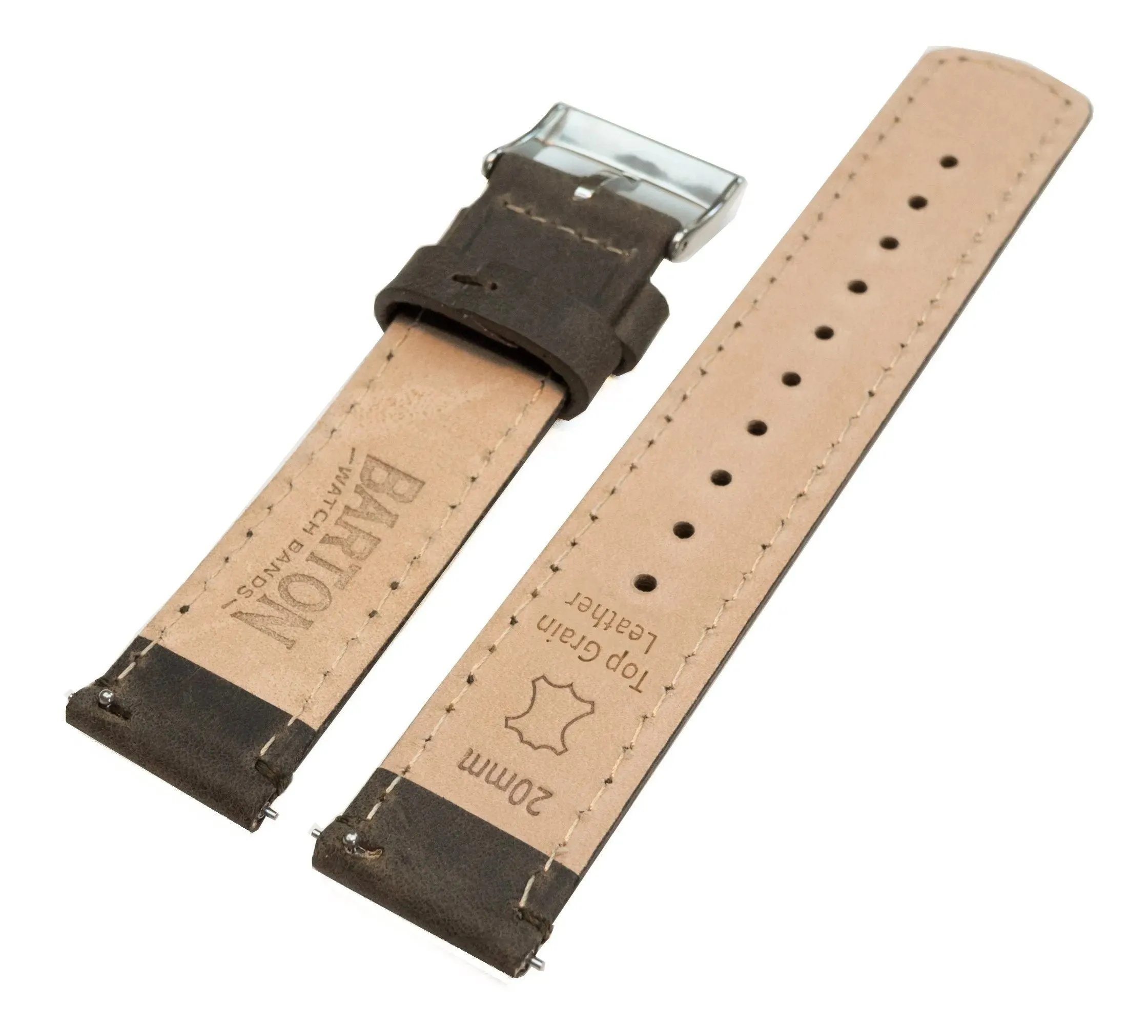 Amazfit Bip | Espresso Brown Leather & Stitching