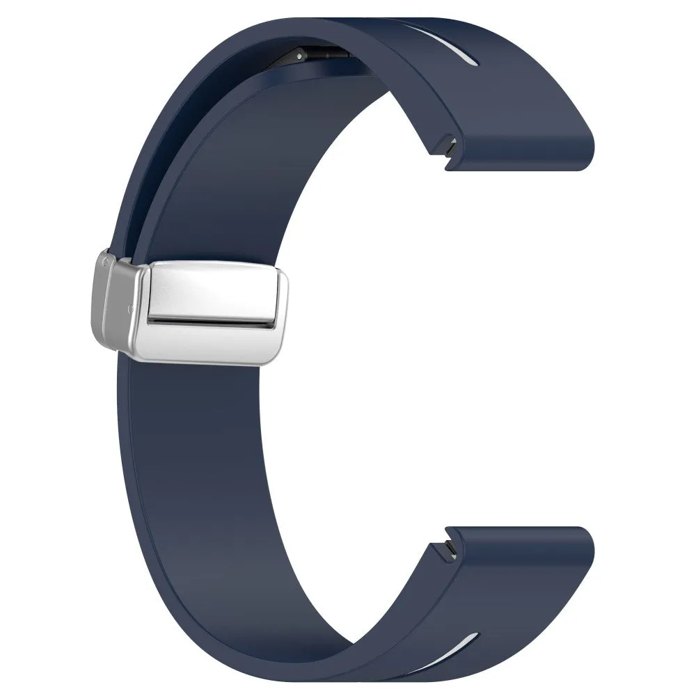 Amazfit Bip S silicone wristband with magnetic clasp (joint circumference: 170-220mm) - Blue / White