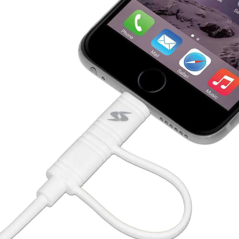 Amzer Apple MFi Certified 2-1 Sync & Charge Lightning cable with micro usb(3.2 Ft/ 1 M)