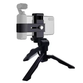 AMZER Foldable Tripod With Smartphone Fixing Clamp 1/4 inch Holder-Smartphone Tripod