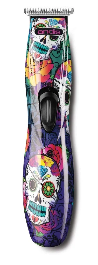 Andis Slimline Pro Li T-blade Trimmer - Sugar Skull Design