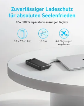 Anker Power Bank (20k,87w,built-in usb-c cable)