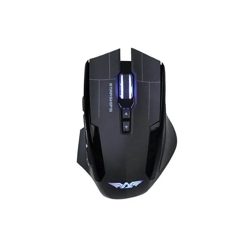 Armaggeddon NRO-5 Starship III S.Soviets Black Gaming Mouse