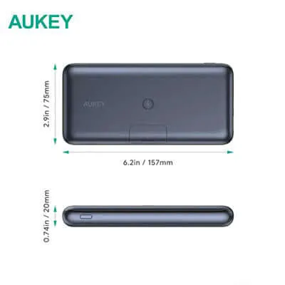 Aukey PB-WL03 20,000mAh 22.5W Wireless Powerbank PD