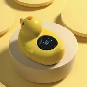 Baby Bath Thermometer - Cute Yellow Duck Digital Bathtub Water Thermometer and Toy for Babies, Toddlers, & Kids