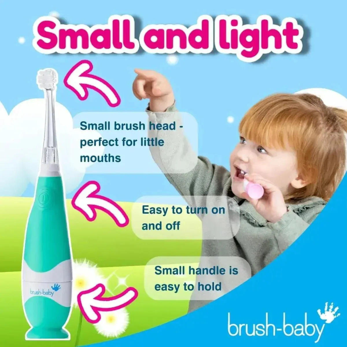 BabySonic® Blue Electric Toothbrush for Toddlers