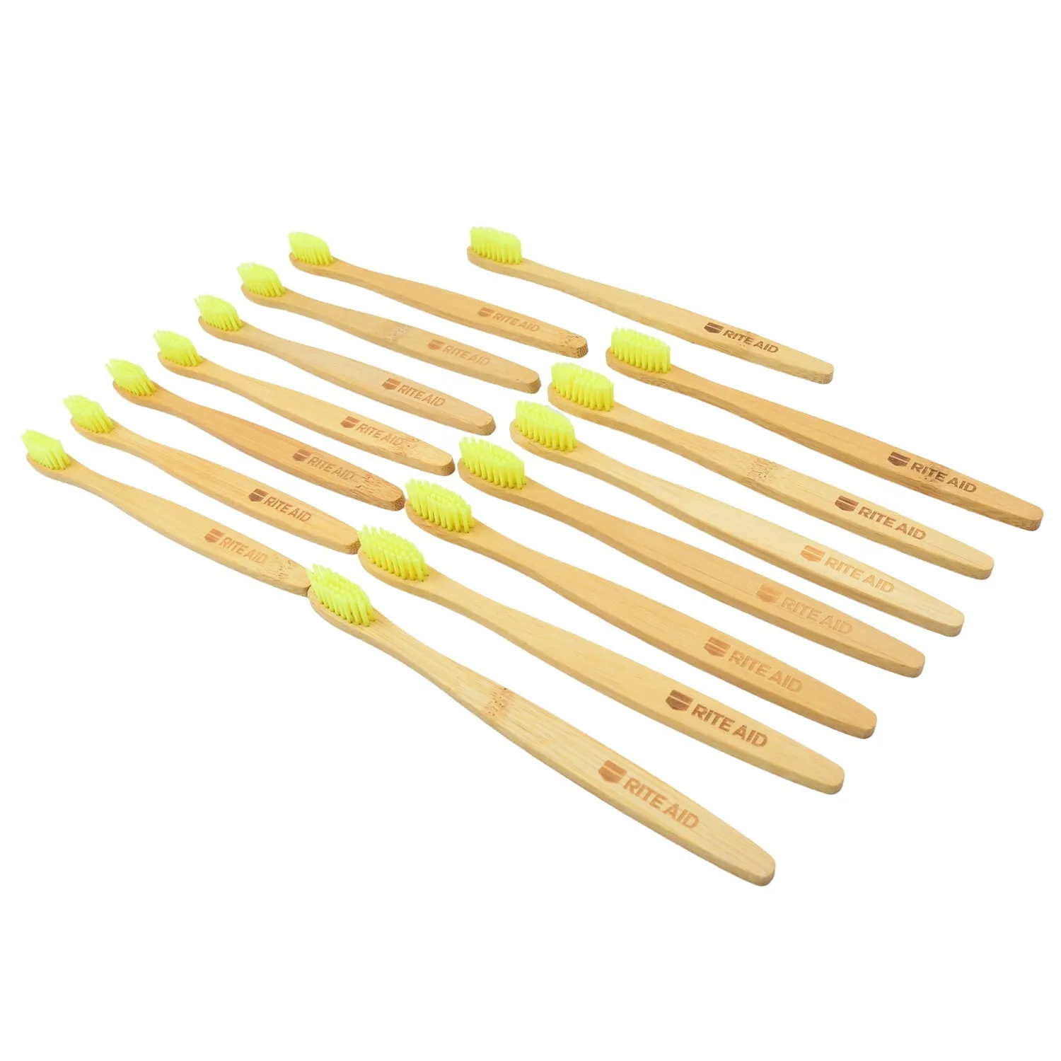 Bamboo Wooden Toothbrush (15 pcs set / With Round Box)