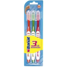 Banat Economic Medium (2 1) Toothbrush 3 PC