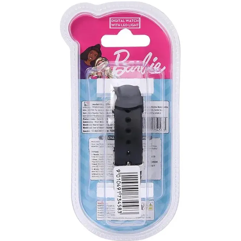 Barbie Kids Digital Watch With LED Light -2 Pink