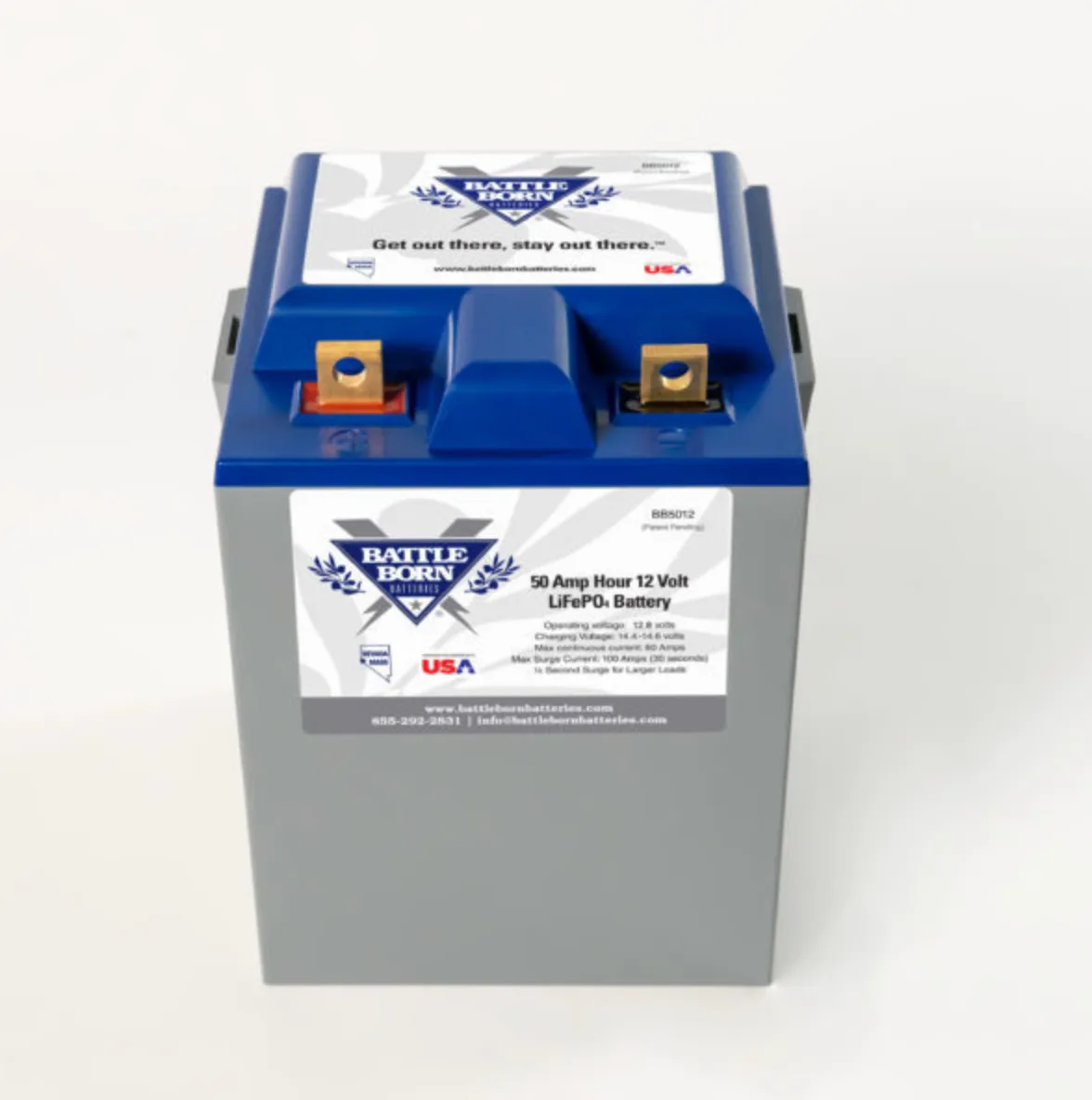 Battle Born 50Ah 12V LiFePO4 Deep Cycle Battery