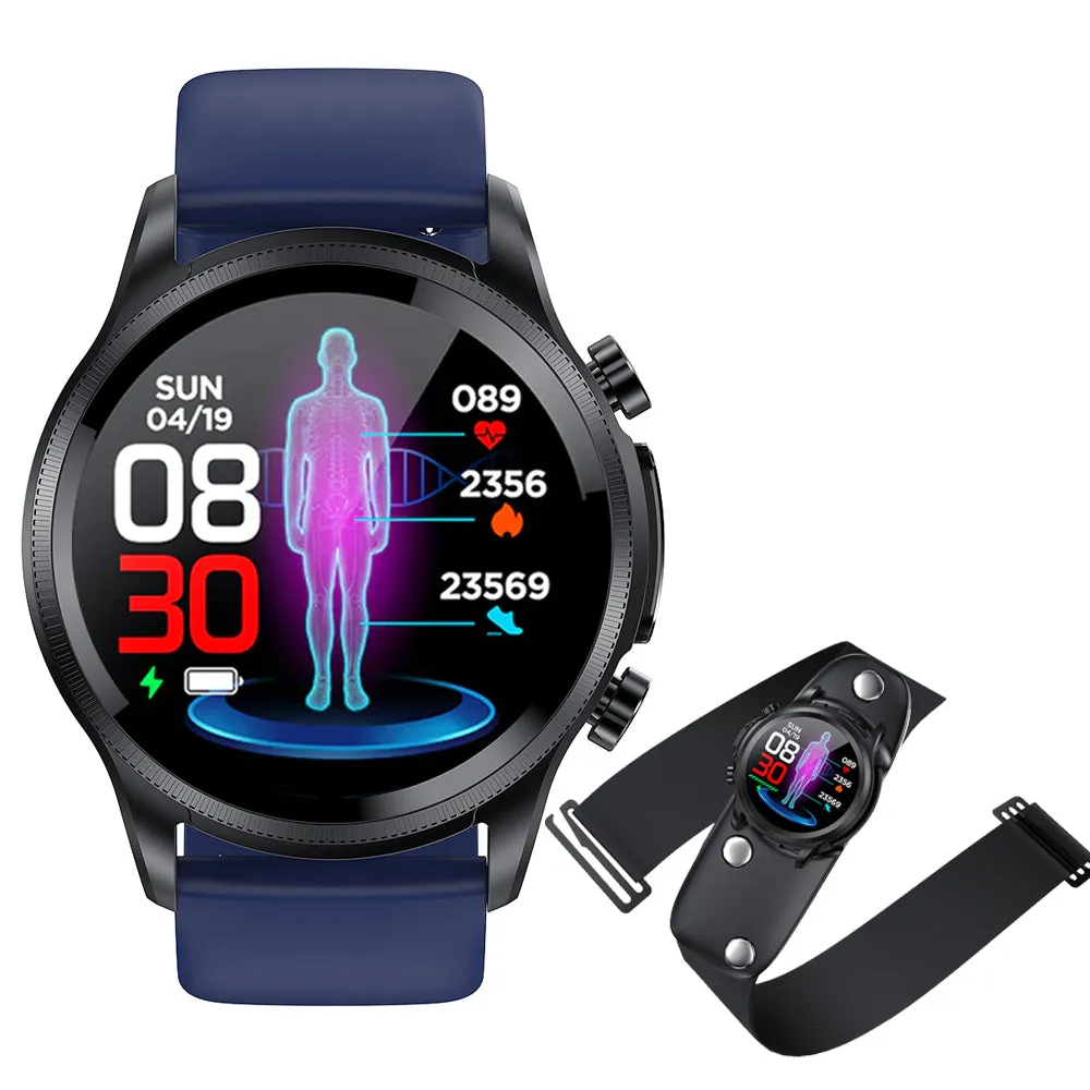 Bearscome BCE400 ECG/EKG Blood Pressure SPO2 Heart Rate Fitness Tracker Waterproof Smart Watch