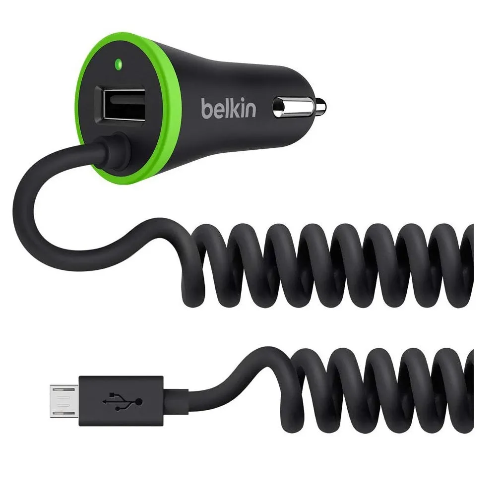 Belkin BKNF8M890BT04 Boost Up Universal Car Charger, Black