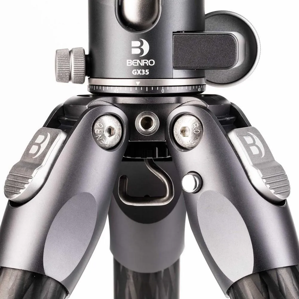 Benro Tortoise Columnless Carbon Fiber Three Series Tripod with GX35 Ball Head