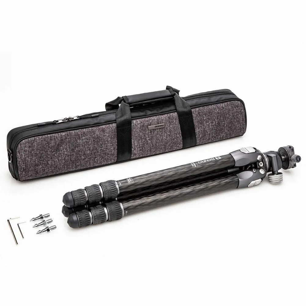 Benro Tortoise Columnless Carbon Fiber Three Series Tripod with GX35 Ball Head