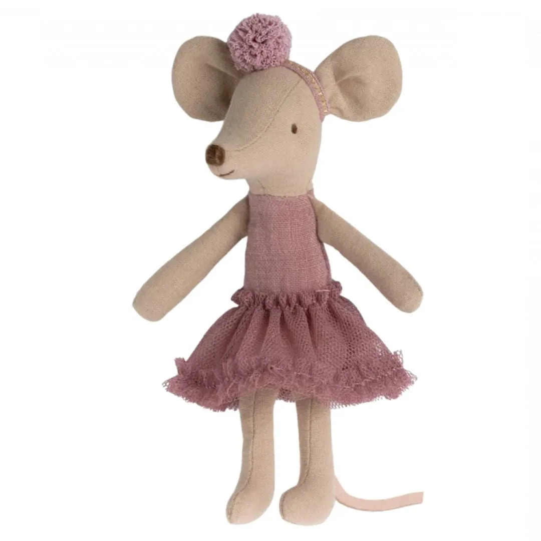 Big Sister Ballerina Mouse- Pink Heather