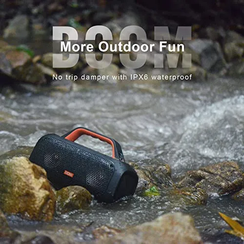 Bluetooth Speaker, DOSS Extreme Boom Outdoor Speaker with IPX6