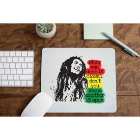 Bob Marley Mousepad - When One Door Is Closed