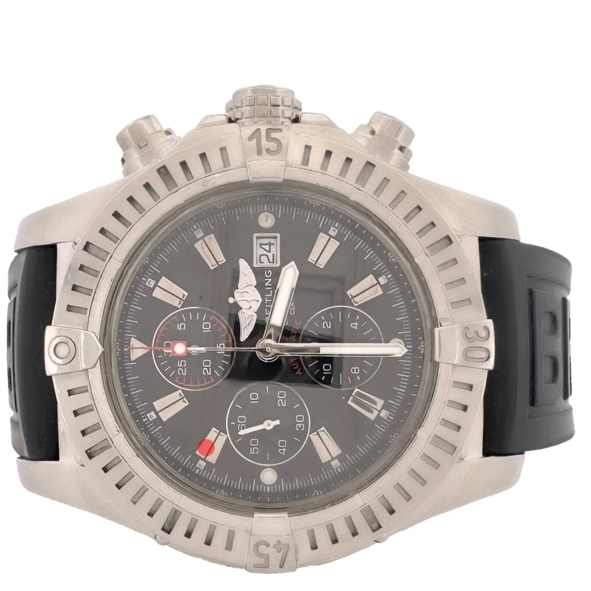 Breitling Super Avenger Chronograph 48mm Rubber Strap Watch