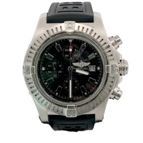 Breitling Super Avenger Chronograph 48mm Rubber Strap Watch