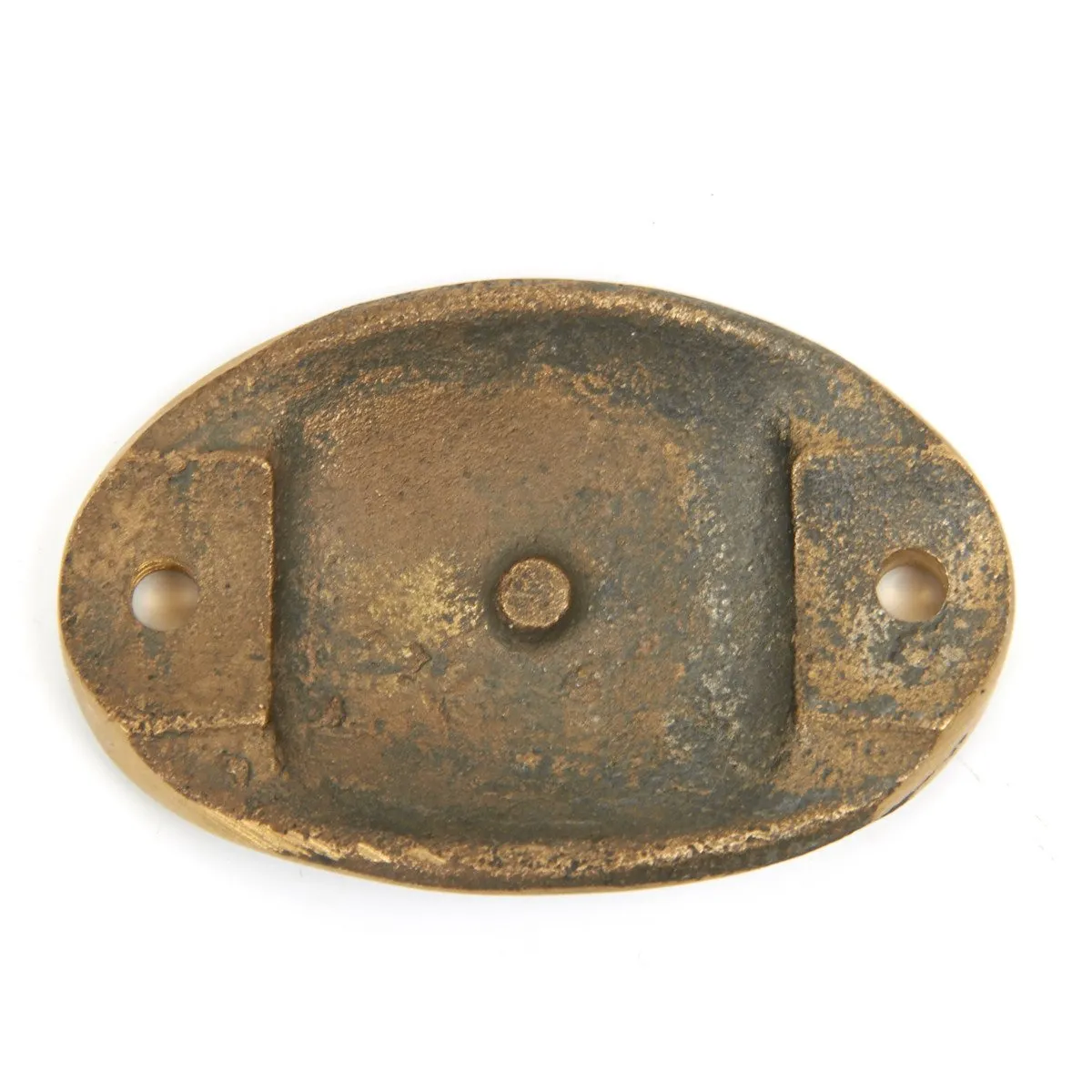 British WWII Vickers MMG Tripod Brass Data Plate