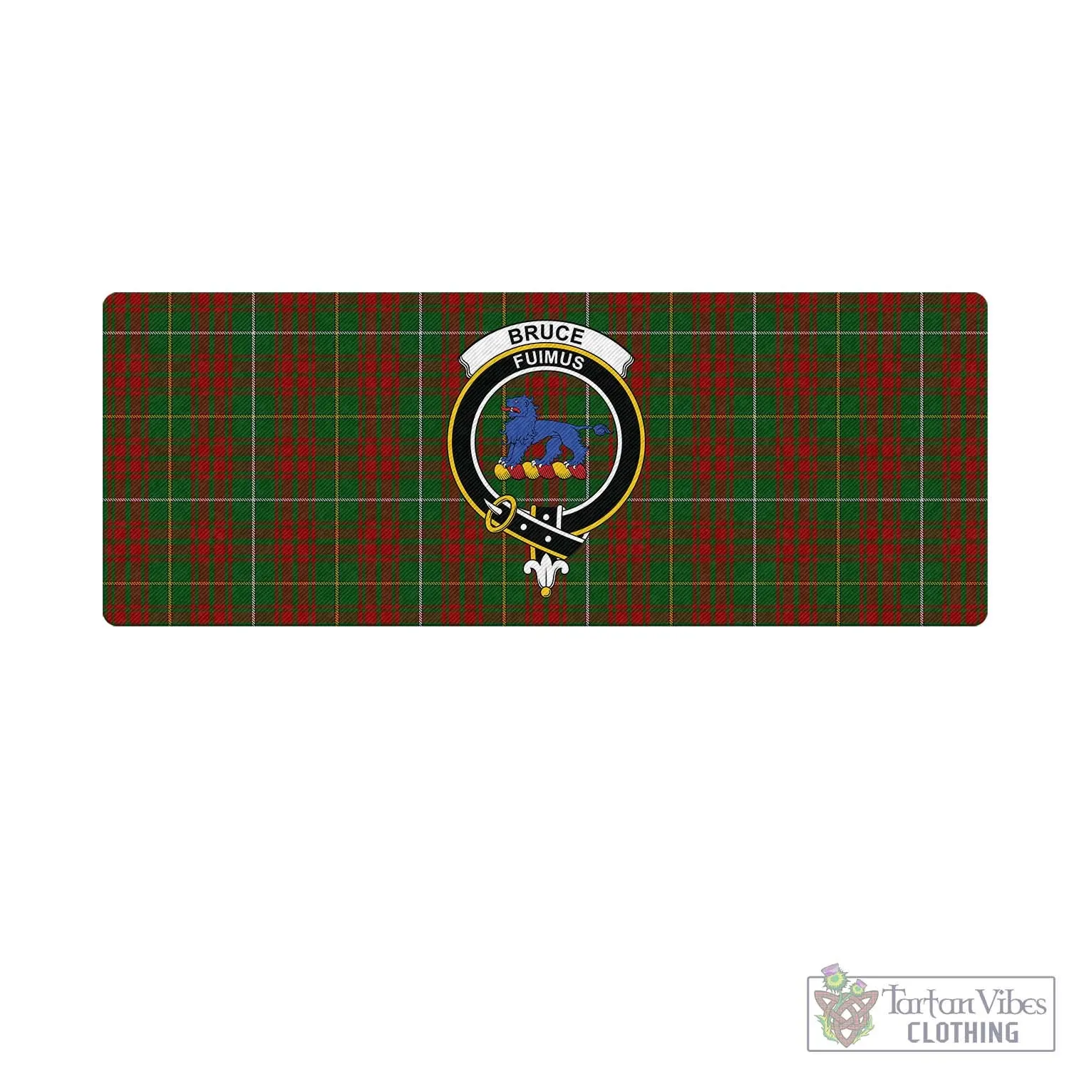 Bruce Hunting Tartan Mouse Pad with Family Crest