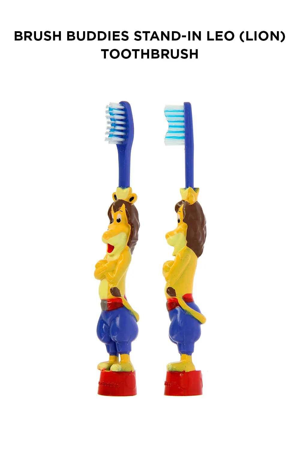 Brush Buddies Stand-in Leo (Lion) Toothbrush- Blue